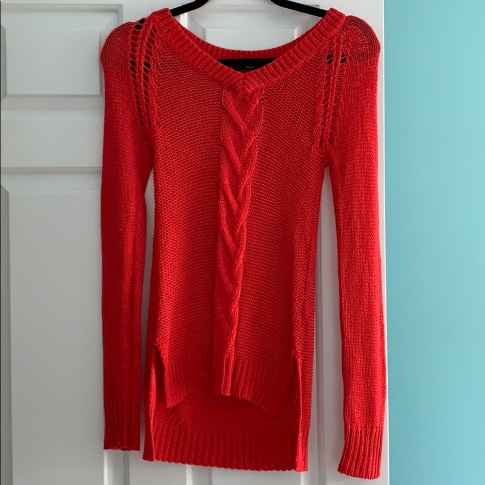 Sweater with braid design
